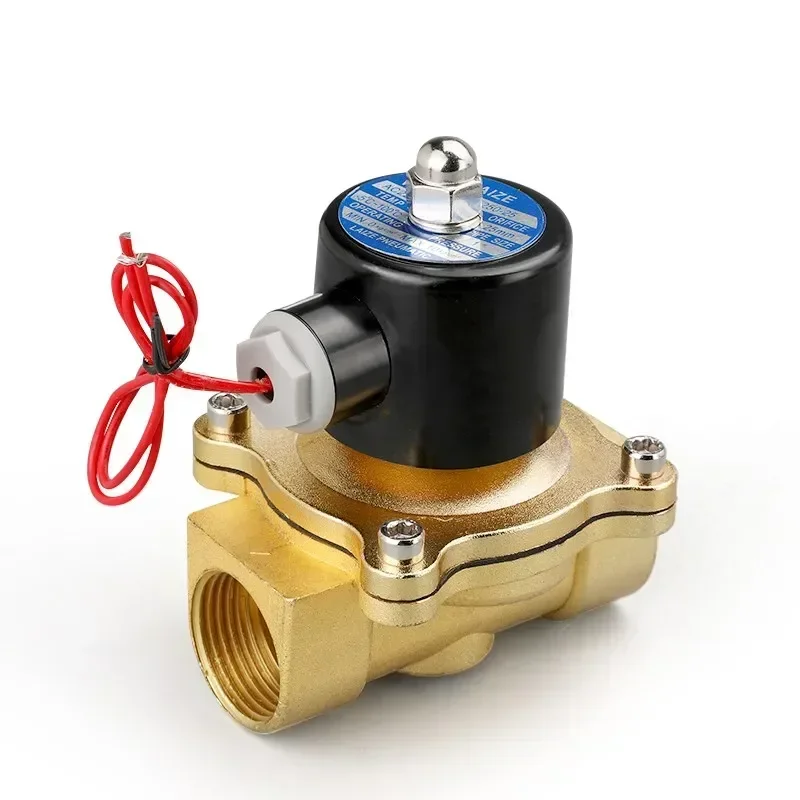 Válvula Solenoide eléctrica 1/4 "3/8" 1/2 "3/4" 1 "DN8/10/15/20/25/50 neumática normalmente cerrada para agua aceite aire 12V 24V 220V 110V - imagen 2