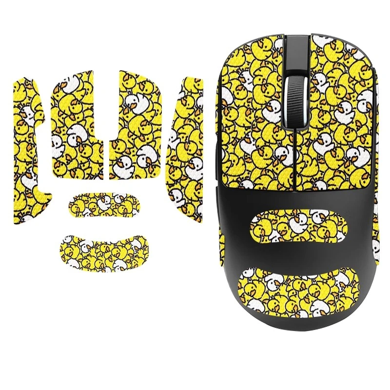 1 Juego de pegatinas antideslizantes para ratón para MCHOSE L7 / L7 PRO, pegatinas de cinta antisudor Ultra antideslizantes - imagen 4