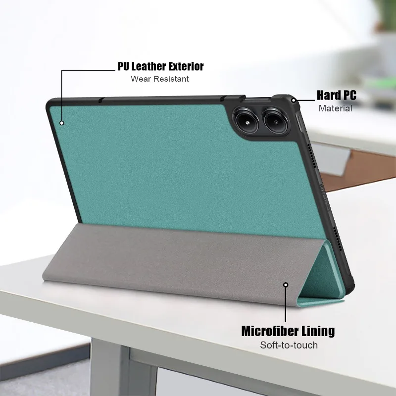 Funda con soporte triplegable para Xiaomi Redmi Pad Pro 2024, Funda para Xiaomi Poco Pad Red Mi Pad Pro Tablet con Auto Sleep Cover - imagen 5