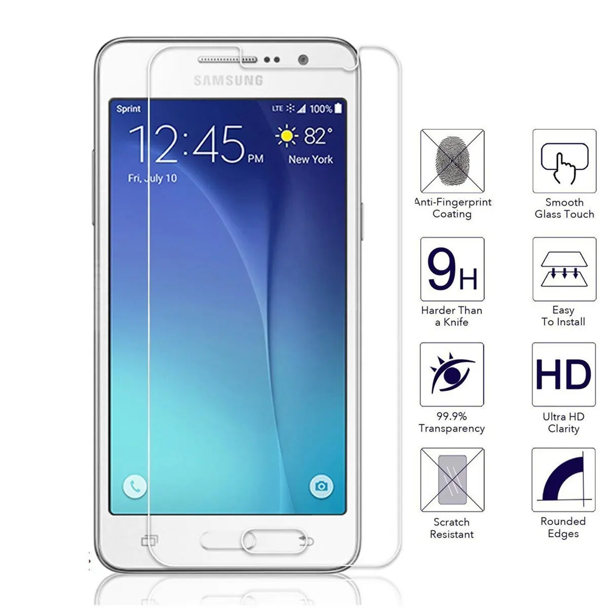 Vidrio protector templado para Samsung Galaxy j6 J4 J8 Protector de pantalla - imagen 2