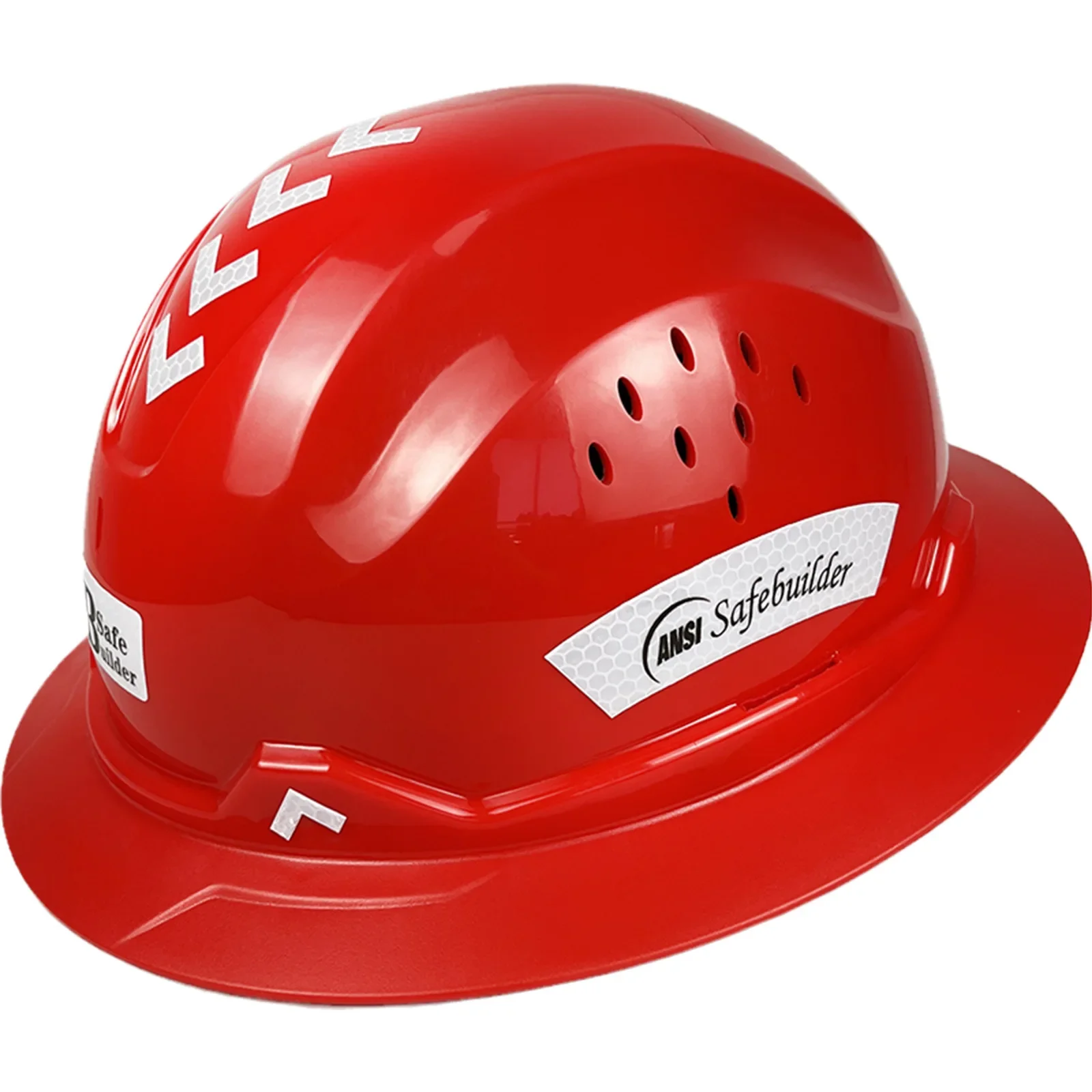 Nuevo casco duro Full Birm para ingeniero diseño de carbono casco de seguridad reflectante ANSI Z89.1 gorras de trabajo ventiladas Industrial y construcción - imagen 3