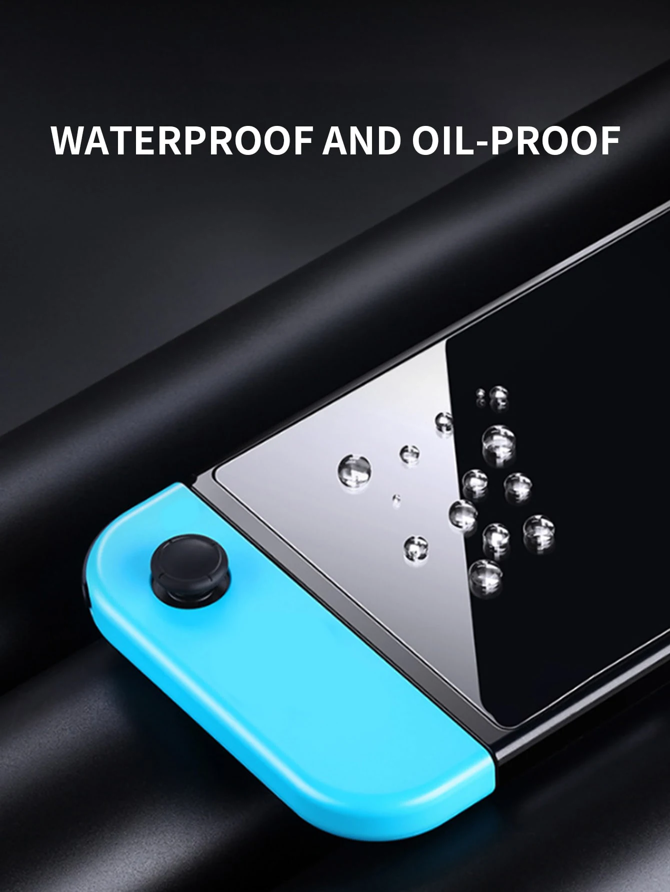 Adecuado para interruptores OLED con película protectora de alta definición, pantalla transparente, paquete de 2 piezas, kit de película gratis - imagen 3