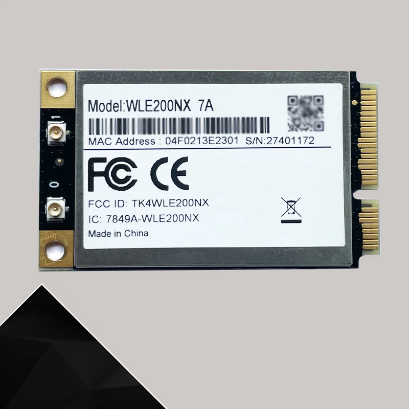 Compex WLE200NX 802.11bgn PCI Express Mini tarjeta Qualcomm Atheros AR9280 802.11bgn doble banda 2,4 GHz 5GHz 2x2 módulo inalámbrico MIMO - imagen 3