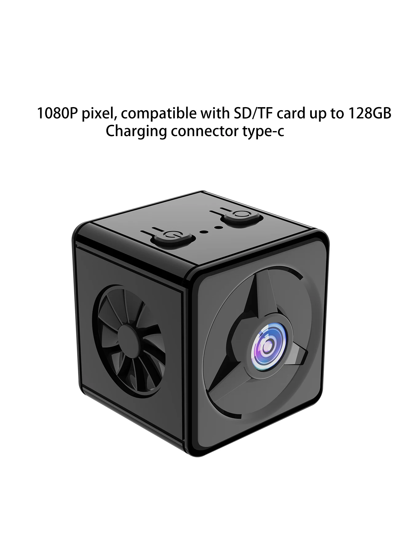 Cámara de visión nocturna inalámbrica Hd, 1080P, gran angular de disparo HD, almacenamiento con tarjeta TF, control remoto para teléfono móvil, cámara de ciclo de 360 ° - imagen 5