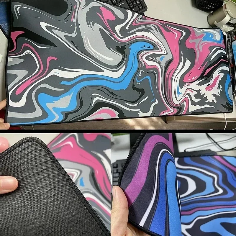 Alfombrilla de ratón para coche deportivo XXL, accesorios para juegos, alfombrilla de escritorio para teclado de jugador de oficina, alfombrilla antideslizante para ordenador portátil, alfombrilla de ratón grande de Anime GTR - imagen 4