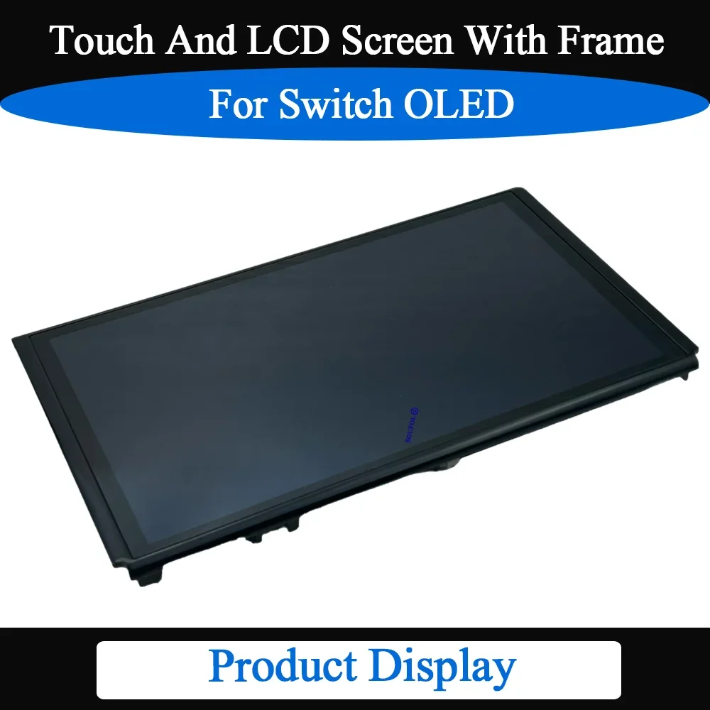 Pantalla táctil y LCD con marco para consola Switch OLED, montaje de pantalla completa, reemplazo del digitalizador para Switch OLED - imagen 3