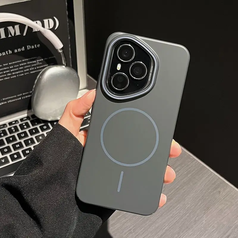 Para Huawei Honor 400 Pro funda dura de PC delgada magnética carga inalámbrica funda protectora trasera para Honor 400 400Pro Shell - imagen 2