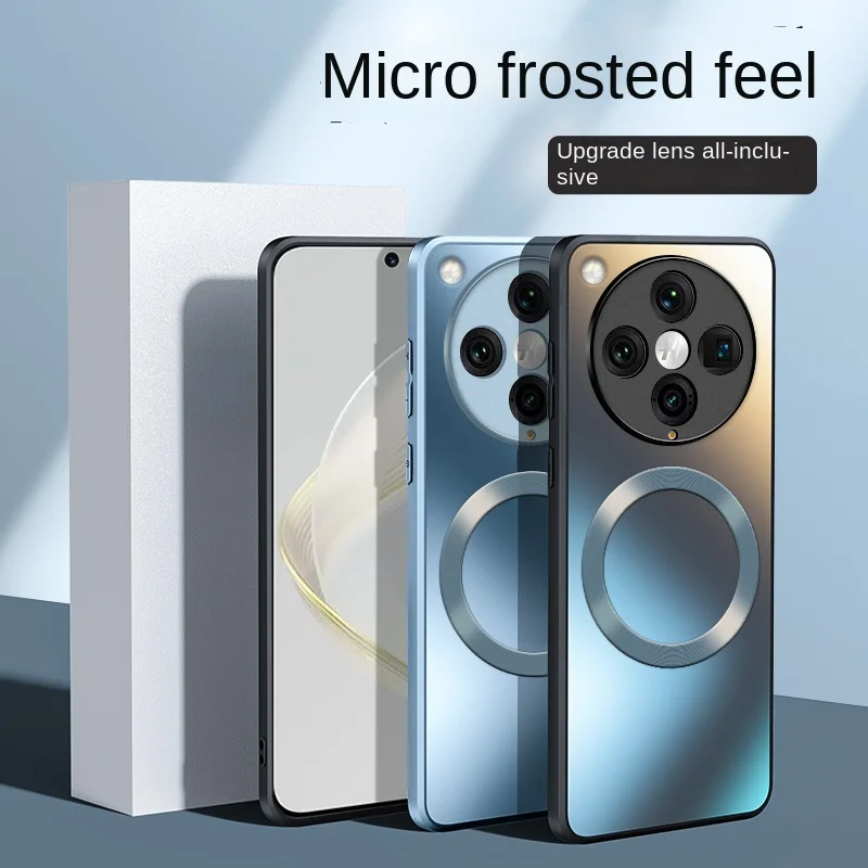 Para OPPO Find Find X8 Pro funda dura mate magnética carga inalámbrica MagSafe funda protectora trasera para Find X8 X7 X6 X5Pro Shell - imagen 2