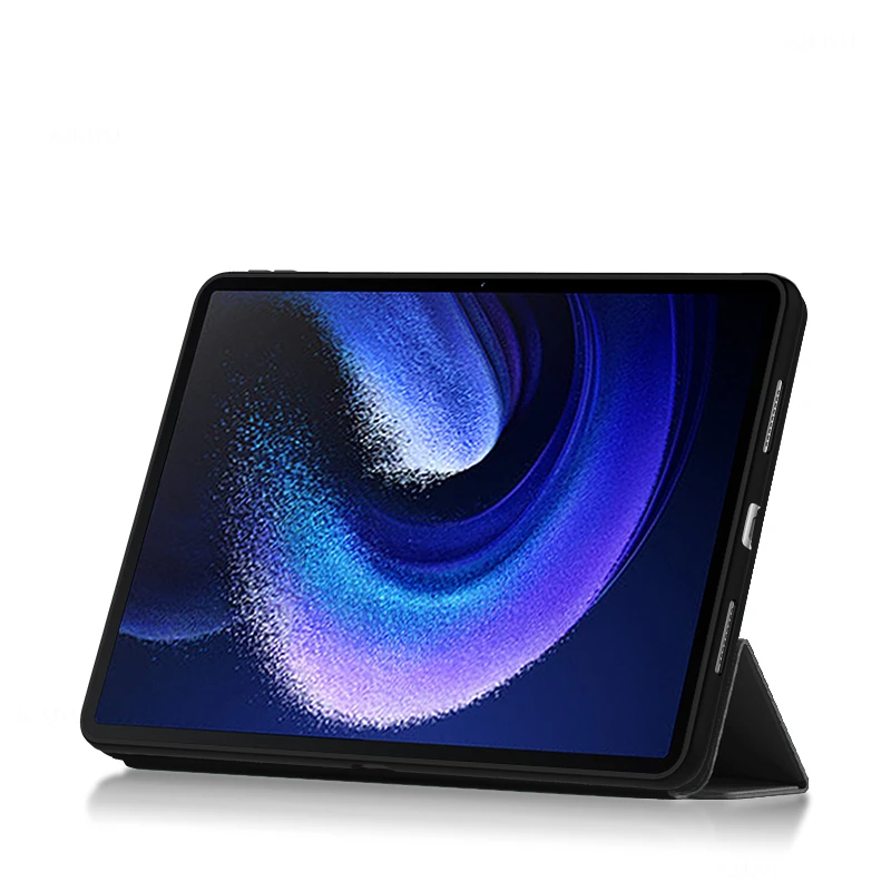 Funda HUWEI para Xiaomi Pad 6, soporte triple de 11 pulgadas, parte trasera de silicona suave TPU para Xiaomi Mi Pad 6 Pad6 Pro, funda protectora para tableta de 11" - imagen 5
