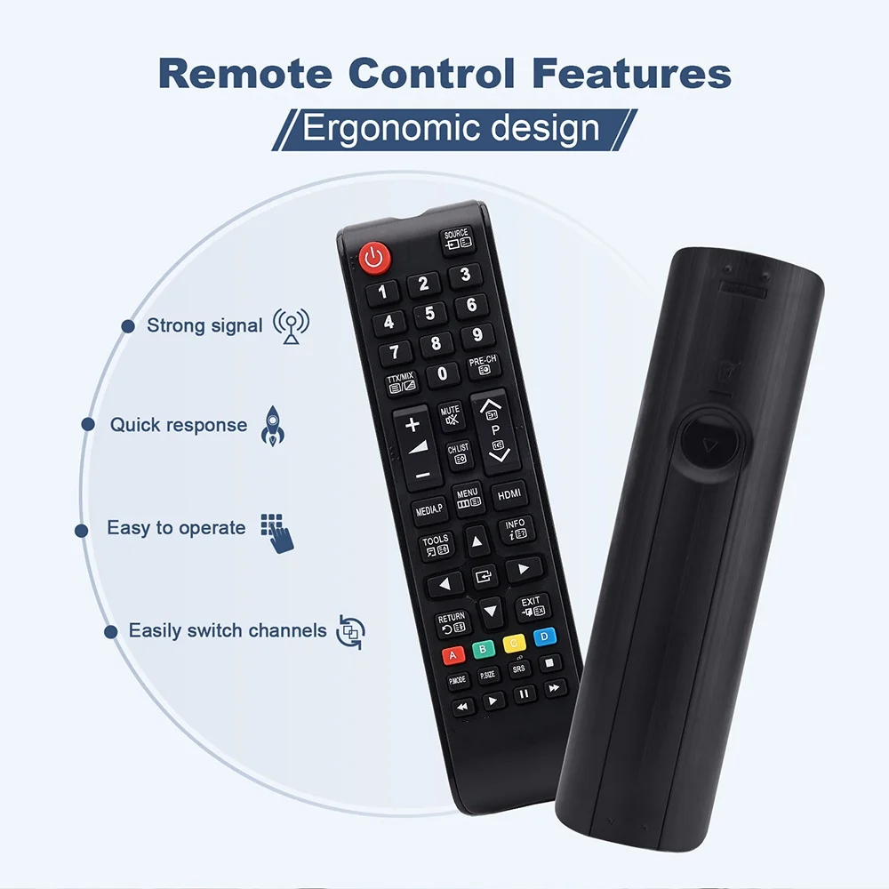 Control remoto para Samsung TV para Samsung AA59-00741A 3D SMART TV aa59-00603a AA59-00741A AA59-00496A AA59 - imagen 2
