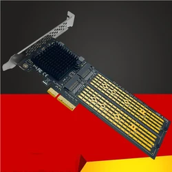Adaptador NVMe M Key a PCI Express – Perfil Bajo para Expansión