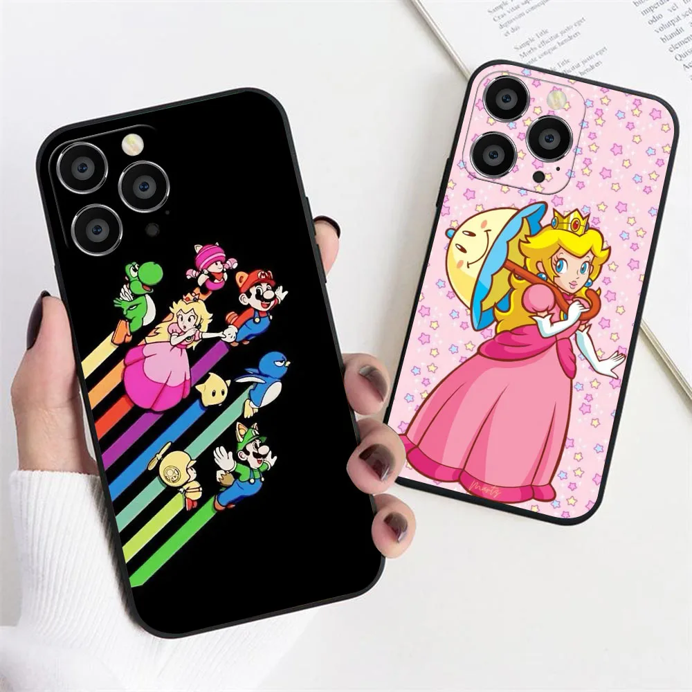 Funda blanda de princesa melocotón para Xiaomi Redmi Note 8, 8T, 11, 11S, 12, 13, A3 Pro Plus, BY-61 - imagen 4