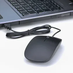 Ratón inalámbrico óptico USB ultradelgado para ordenador