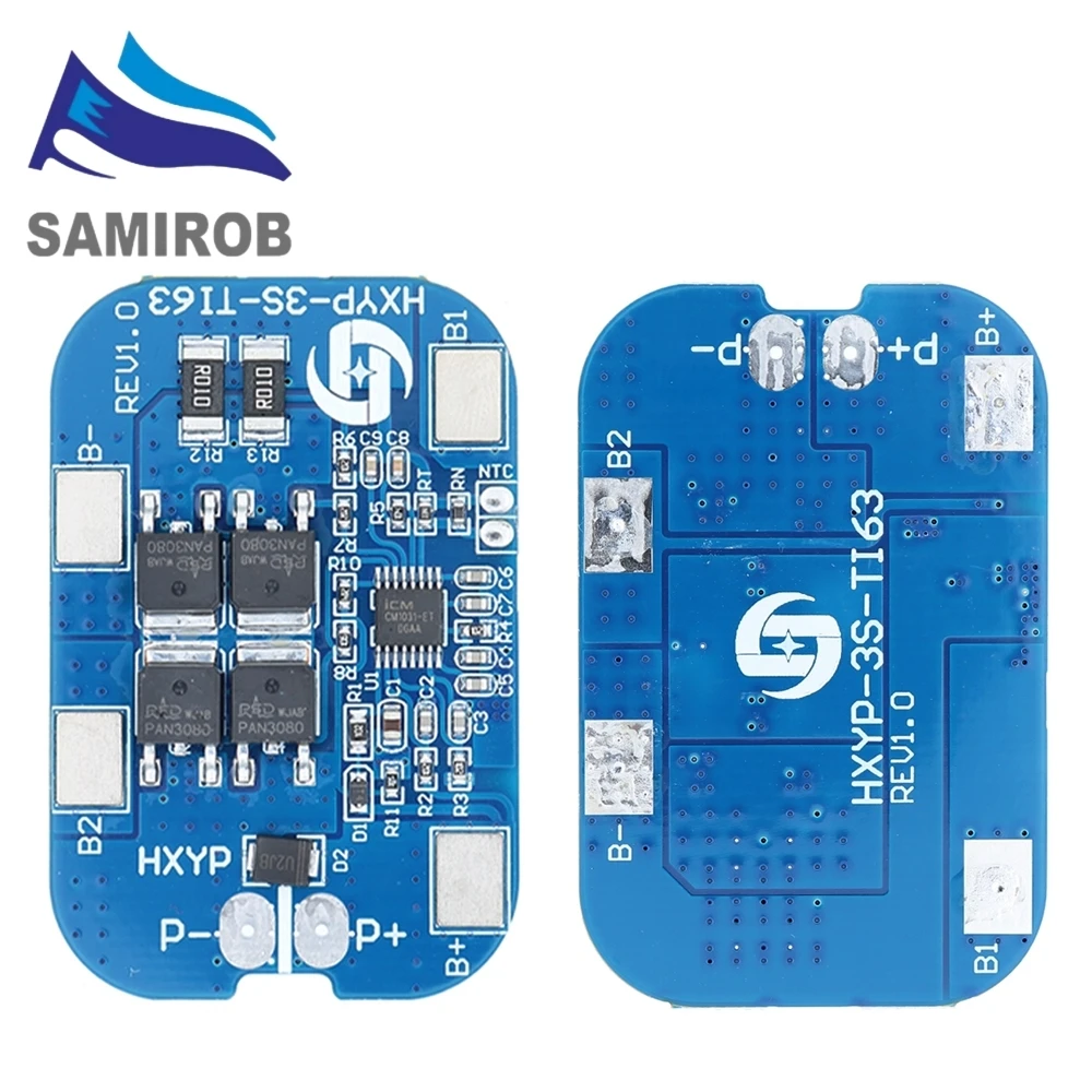Placa de protección de batería de litio 3S BMS 18650, placa de protección contra sobredescarga y cortocircuitos, placa de protección de 12,6 V 14A - imagen 3