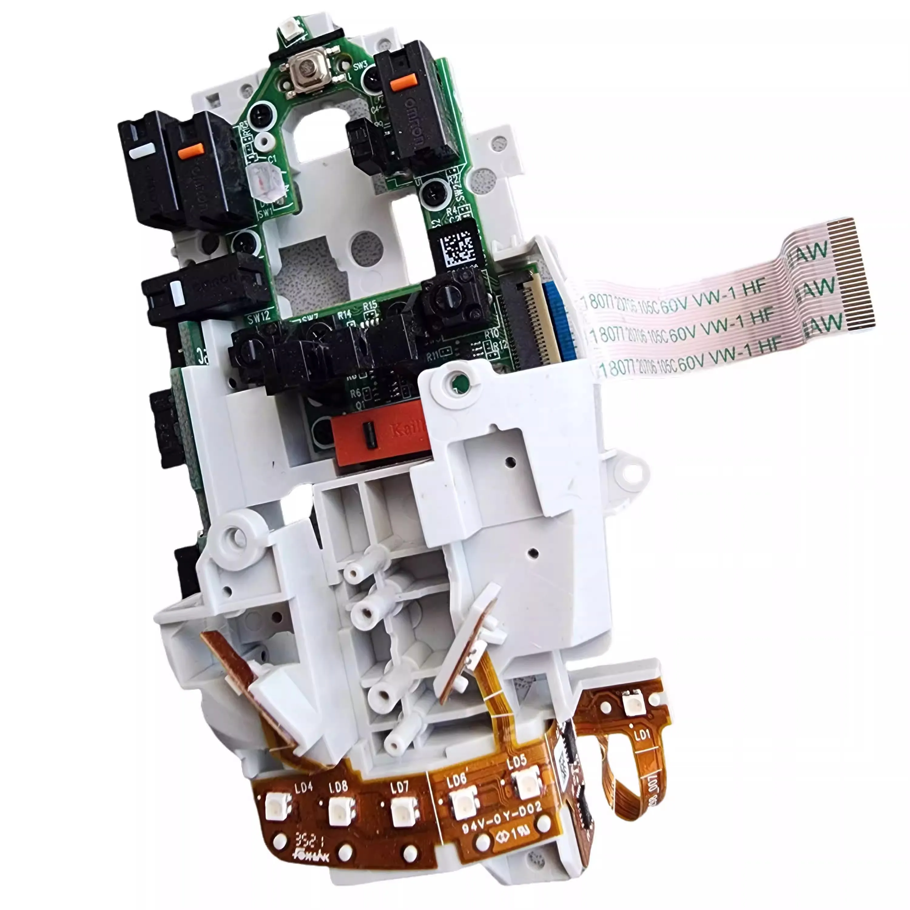 1 pieza nuevos microinterruptores PCB botón lateral PCB para Logitech G502X/ G502X Plus cable/inalámbrico con patines de ratón gratis - imagen 5