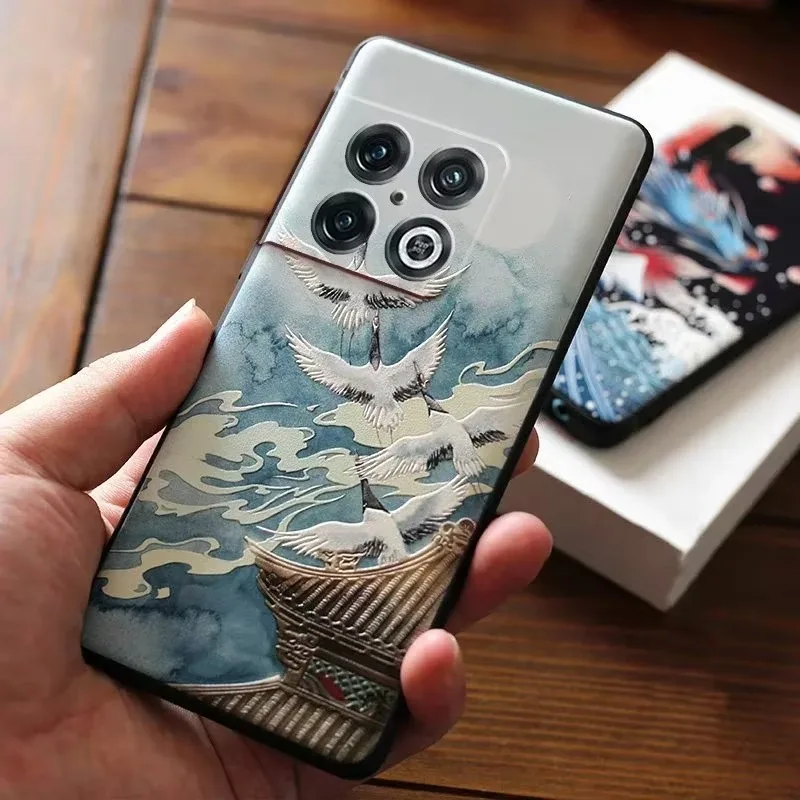 Para Funda One plus Oneplus 13 12 11 10 9 Pro 9R 9RT 10T 10R 10Pro Oneplus13 Funda negra de silicona suave para hombres y mujeres - imagen 3