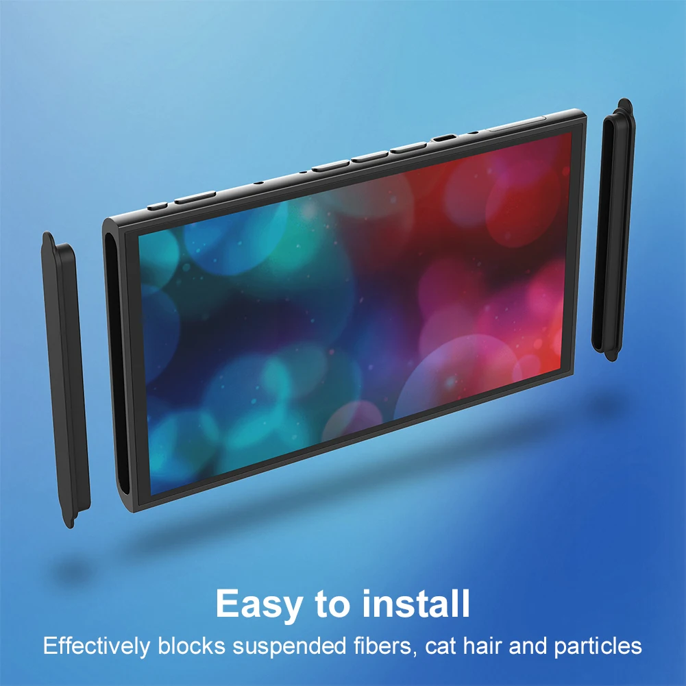 Tiras decorativas de cubierta antipolvo, paquete de repuesto a prueba de polvo, carcasa de placa lateral, carcasa de silicona para accesorios de juego Switch 2, 2 uds. - imagen 5