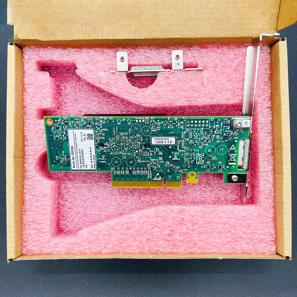 NIC CX313A MCX313A-BCCT ConnectX-3 Pro EN 40 Gigabit Ethernet QSFP PCIe3.0 x8 Tarjeta de red de un solo puerto funciona perfectamente - imagen 5