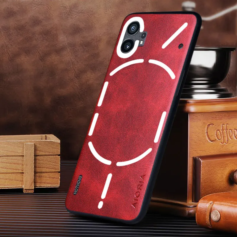 Funda para nada teléfono 1 2 Phone1 funda fina a prueba de golpes mate funda trasera de cuero para nada phone2 phone1 funda capa - imagen 4