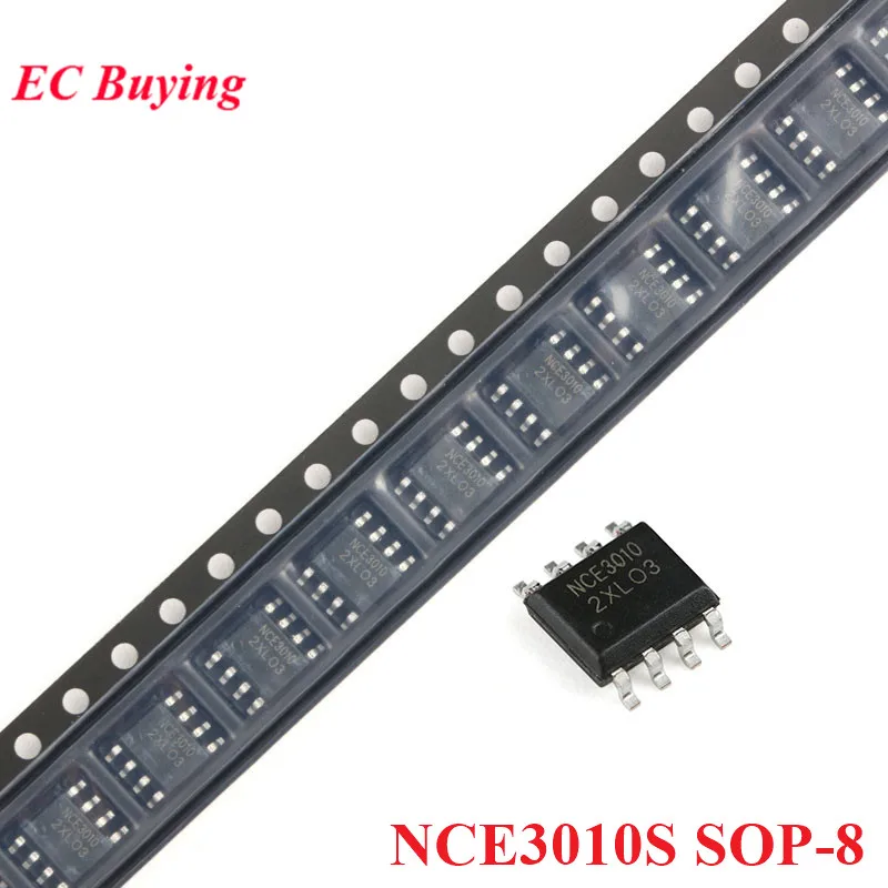 50 uds/5 uds NCE3010S SOP-8 NCE3010 NCE 3010 3010S SOP8 30V/10A canal N MOS FET tubo de efecto de campo Transistor IC Chip