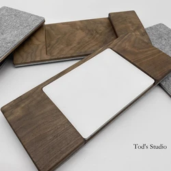 Trackpad Madera iMac – Soporte Teclado 2 en 1 con Cojín Muñeca
