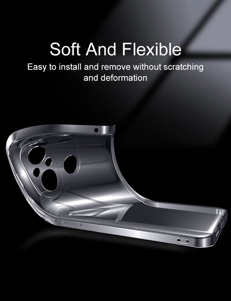 Funda ultrafina de silicona transparente para Xiaomi Redmi 12 12C, funda trasera suave de velocidad Redmi Note 12 Turbo 12S 12T 12R Pro Plus - imagen 2