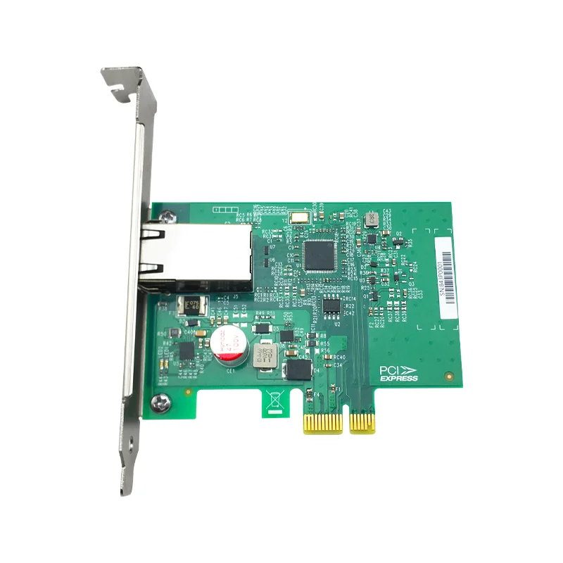 Tarjeta agarradora de marco PoE I210-T1 PoE de 1 puerto RJ45 30W Salida de alimentación 10/100/1000Mbps PCIe 2.1 X1 - imagen 2