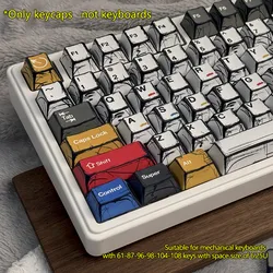 Tecla mecánica Cherry Retro PBT blanco dye-sublimado perfil MX
