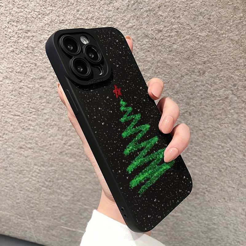 Funda de teléfono con diseño de copo de nieve y árbol de Navidad para Xiaomi Redmi Note 14 13 12 Pro Plus 5G 12S 11 10 Redmi 13 12C 13C 14C 15C - imagen 3