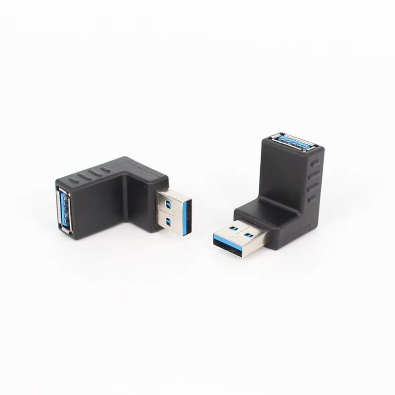 Adaptador USB 3.0 90 Grados Macho a Hembra - Extensión Angular Izq. - imagen 4