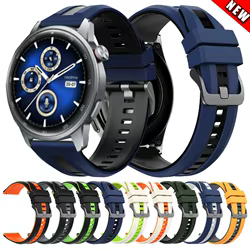 Correa de reloj de repuesto de 22mm para Realme Watch S2 3 2 S Pro, accesorios deportivos de silicona para pulsera SUUNTO RUN/RACE 2