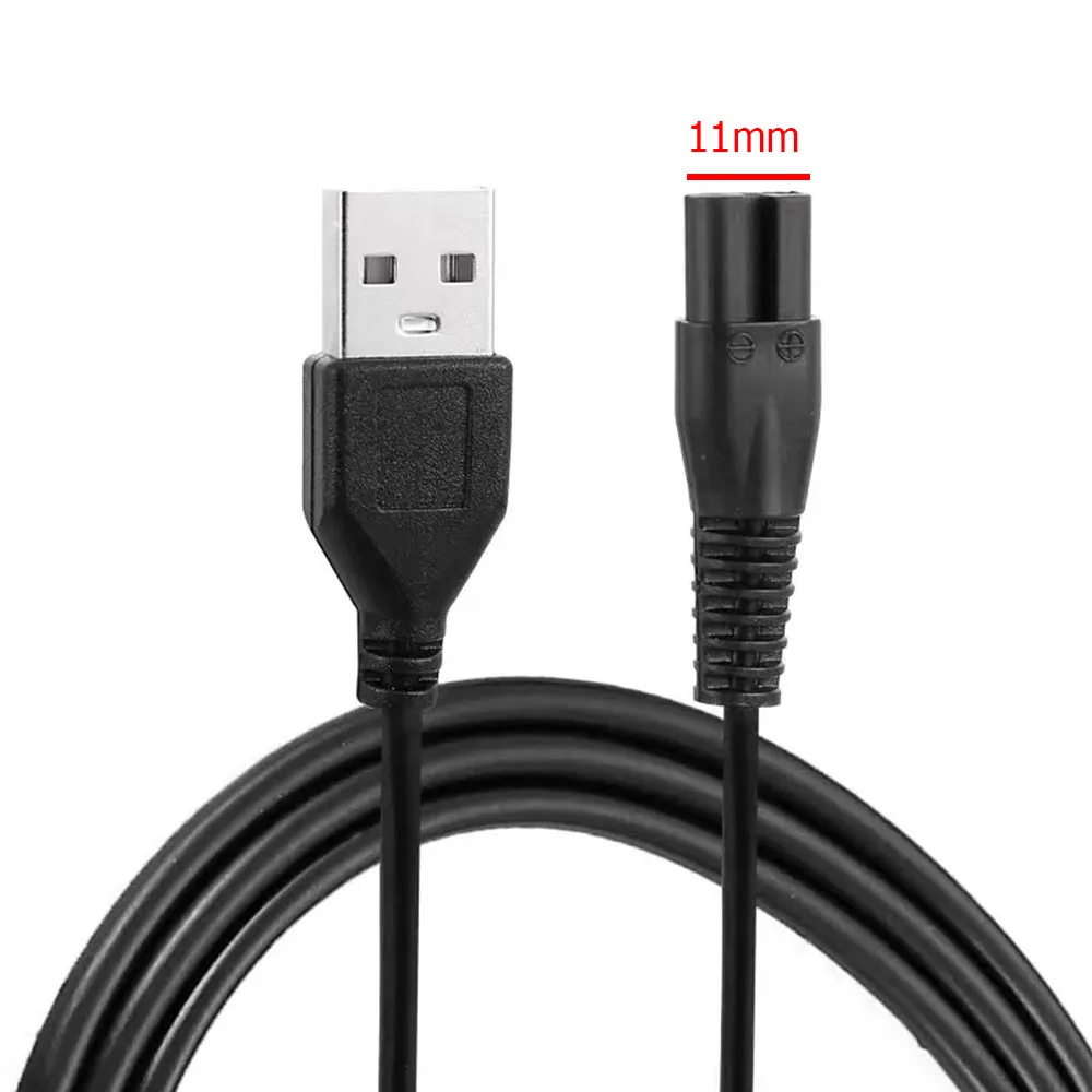 Cable cargador USB para maquinilla de afeitar, Compatible con maquinilla de afeitar eléctrica, Cable de carga de repuesto, Cable de alimentación - imagen 4