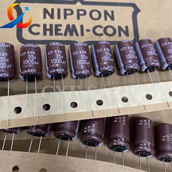 Condensador electrolítico NCC, 10 piezas, KZH, 35V1000UF, volumen 12,5x20mm, EKZH350ETD102MK20S, 1000UF, 35V, nuevo
