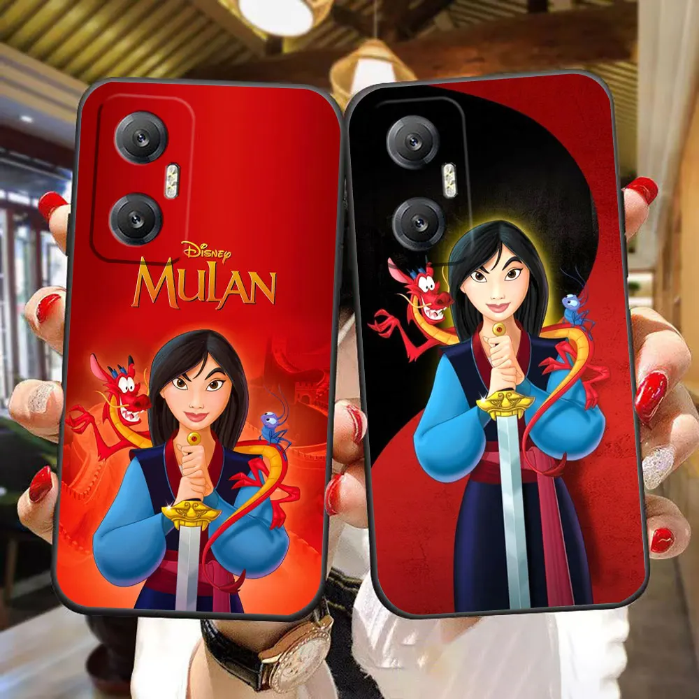 Funda de teléfono con foto personalizada de Disney Mulan Mushu Dragon para Infinix HOT 10 10I 10S 11S 12 12I 20I 20S 30I ZERO X 20 30 40 TPU
