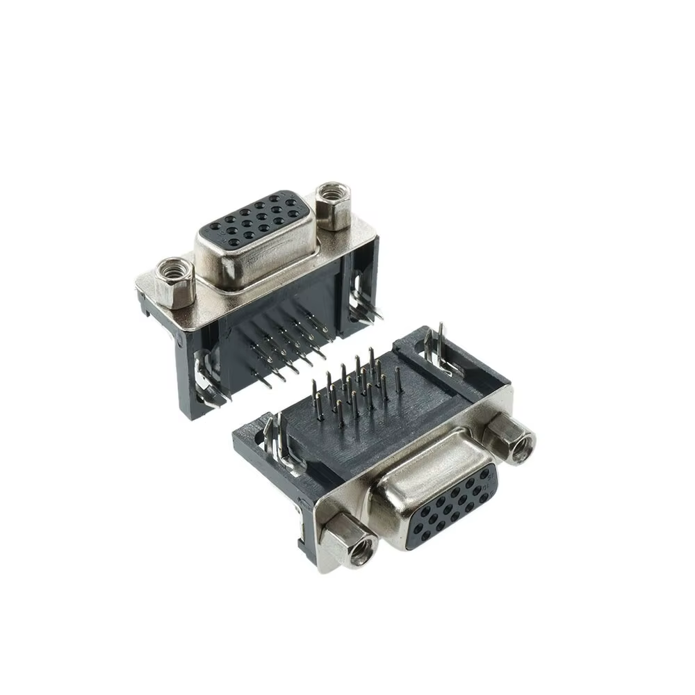 Conector DB15 D-Sub 15 Pines 90 Grados Paralelo PCB - imagen 5