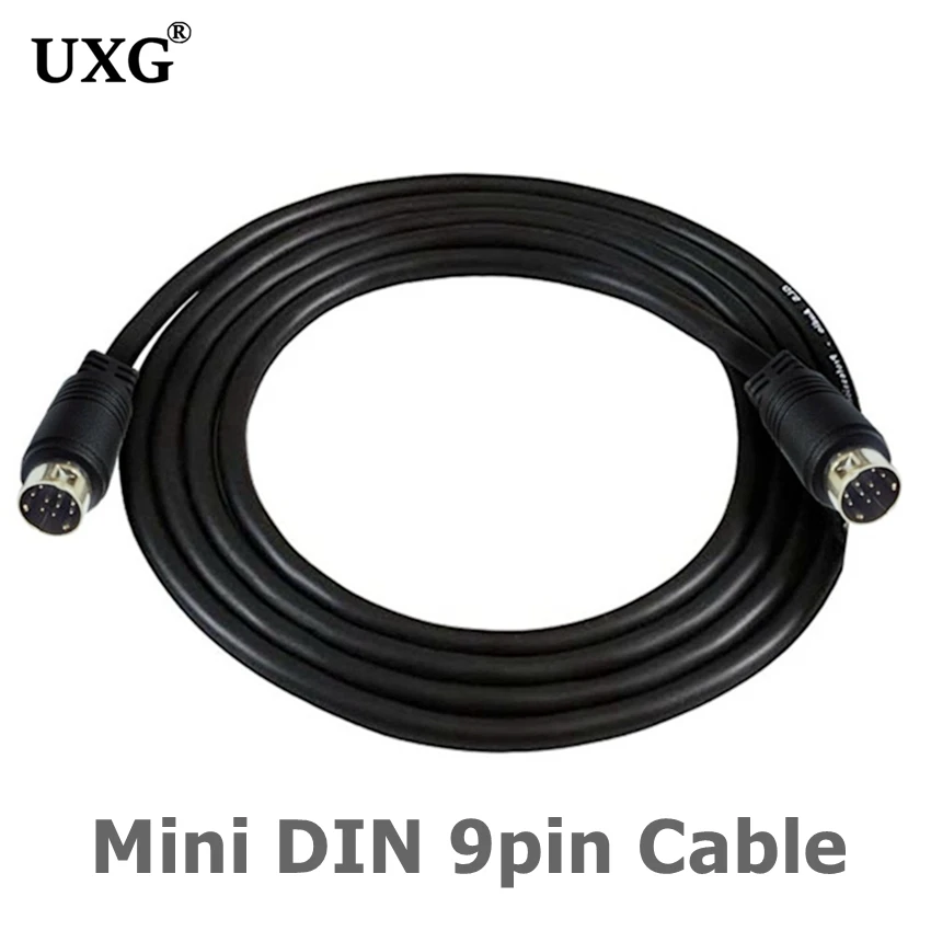 Dividir 1 macho y 2 hembra, cable terminal S de 9 pines, mini DIN, cable de vídeo macho a macho de 9 núcleos, monitorización de computadora de vídeo S, cable de 9 núcleos - imagen 5