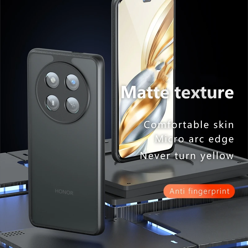 Para Honor Magic 7 Lite funda Honor Magic 7 Lite Capa nuevo mate esmerilado transparente claro Fundas Huawei Honor Magic 7 Lite - imagen 3