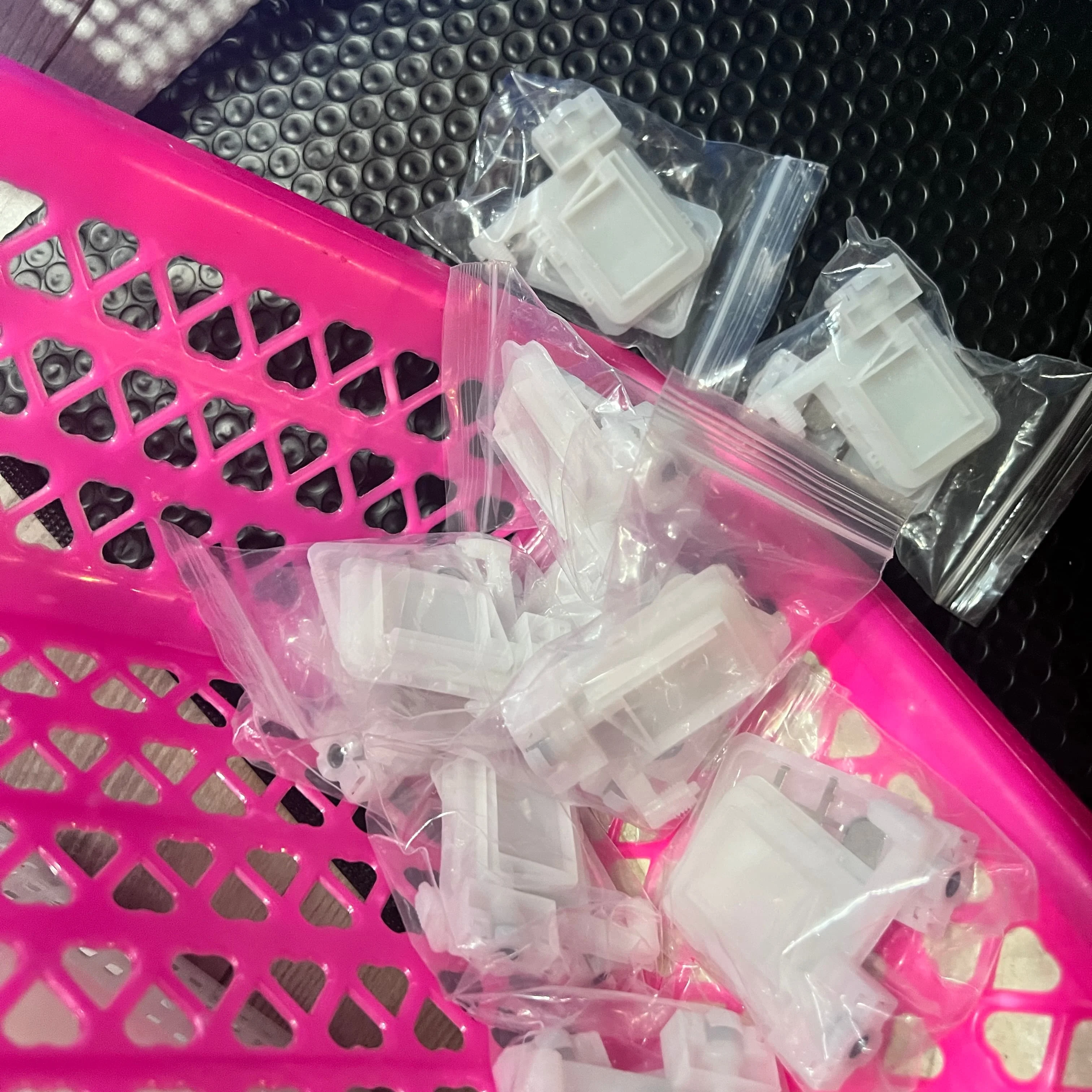 Amortiguador de tinta DX5, volquete transparente para Epson DX5 XP600 4720 i3200 5113, cabezal de impresión, trazador de impresora ecosolvente, 10 Uds.