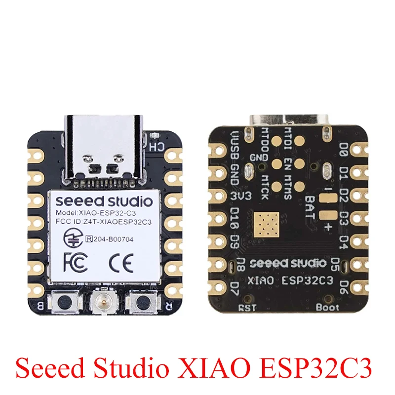 Seeeduino-Placa de desarrollo compatible con Bluetooth, módulo de 4MB, Flash, 400KB, SRAM para Arduino, estudio XIAO ESP32-C3, WiFi, malla 5,0 - imagen 2