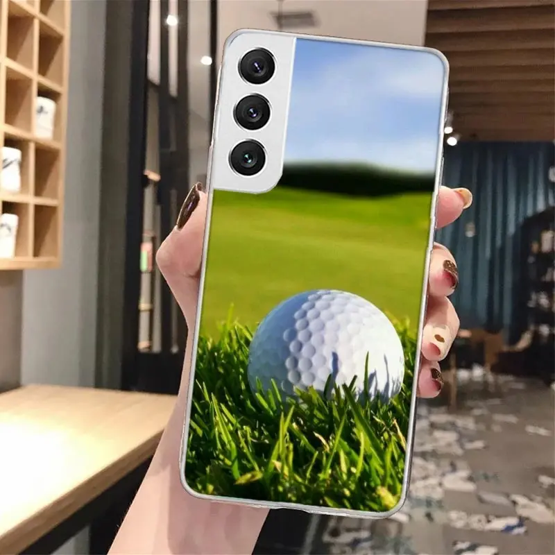 Funda de teléfono de silicona deportiva de Golf moderna para Samsung Galaxy S23 S24 S25 Ultra S21 Plus S20 FE S22 S10 + Funda de borde Galaxy S23 - imagen 2