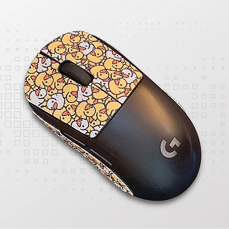 Cinta de agarre de ratón para Logitech G Pro X, pegatina hecha a mano, antideslizante, piel de lagarto, Supa el sudor, superligera, Gpw, inalámbrica, sin ratón - imagen 4