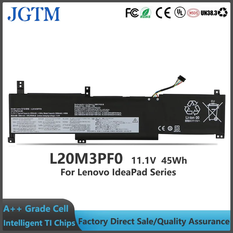 Batería de repuesto para ordenador portátil, pila para Lenovo K14, S14, V14, V15, V17, G2-ITL, G3-IAP, IdeaPad 3-14ITL6, 3-15I, L20M3PF0, L20C3PF0, L20L3PF0, L20L3PF0 - imagen 2