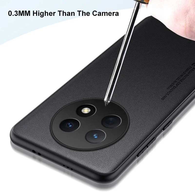 Funda de cuero PU de lujo para Huawei Nova Y91, funda trasera de silicona a prueba de golpes, funda de teléfono de protección completa para Huawei Nova Y90 Coque - imagen 5