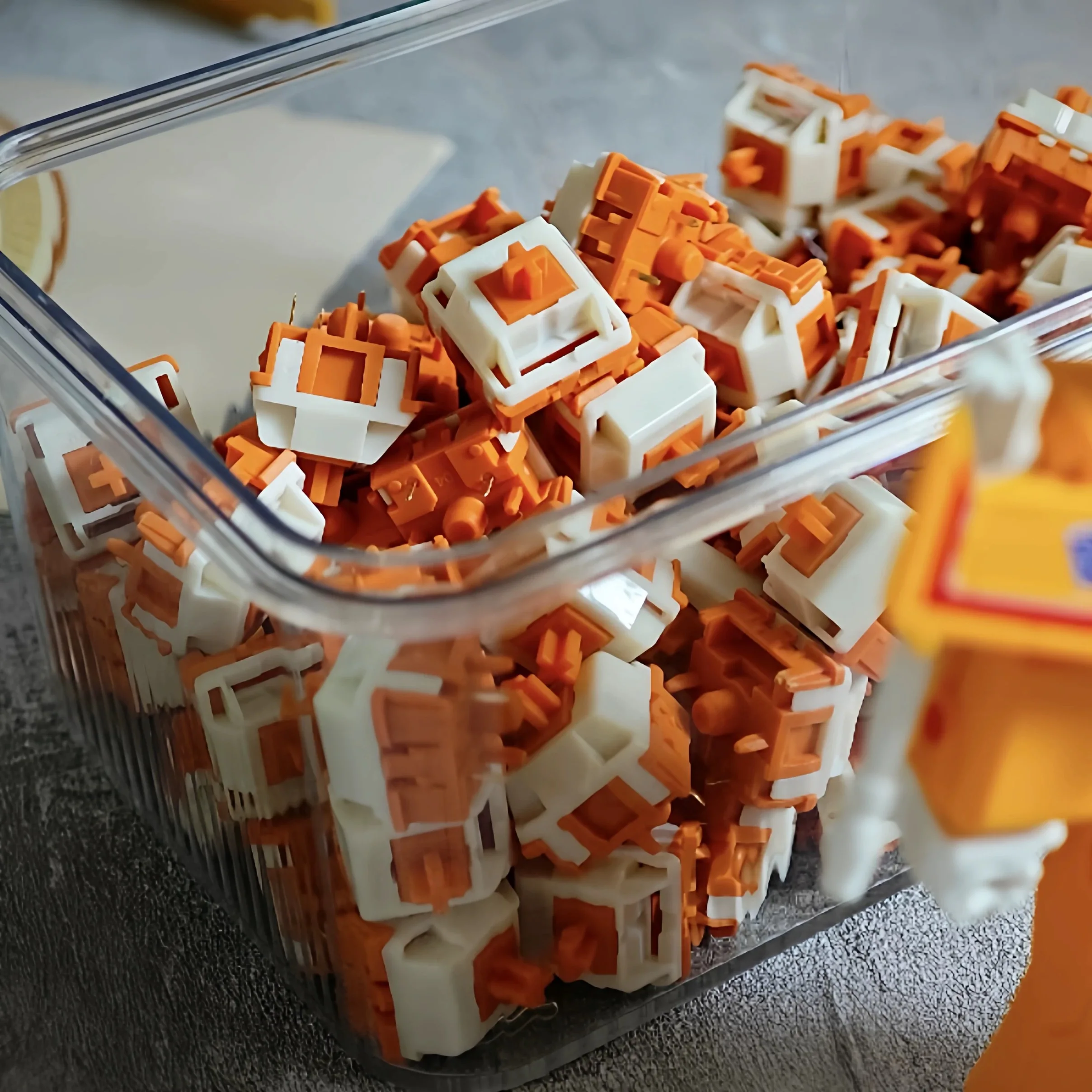 HMX Duckduck Switch 3,5 4,0 viaje 5Pin lineal HIFI para accesorios de teclado mecánico fábrica lubricación fina KNOCK Studio - imagen 5