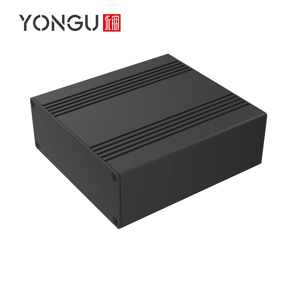 Caja de proyectos electrónicos, equipo de soldadura, carcasa de aluminio Industrial, tipo dividido, caja de instrumentos de Metal personalizada, H19, 106x55MM - imagen 5