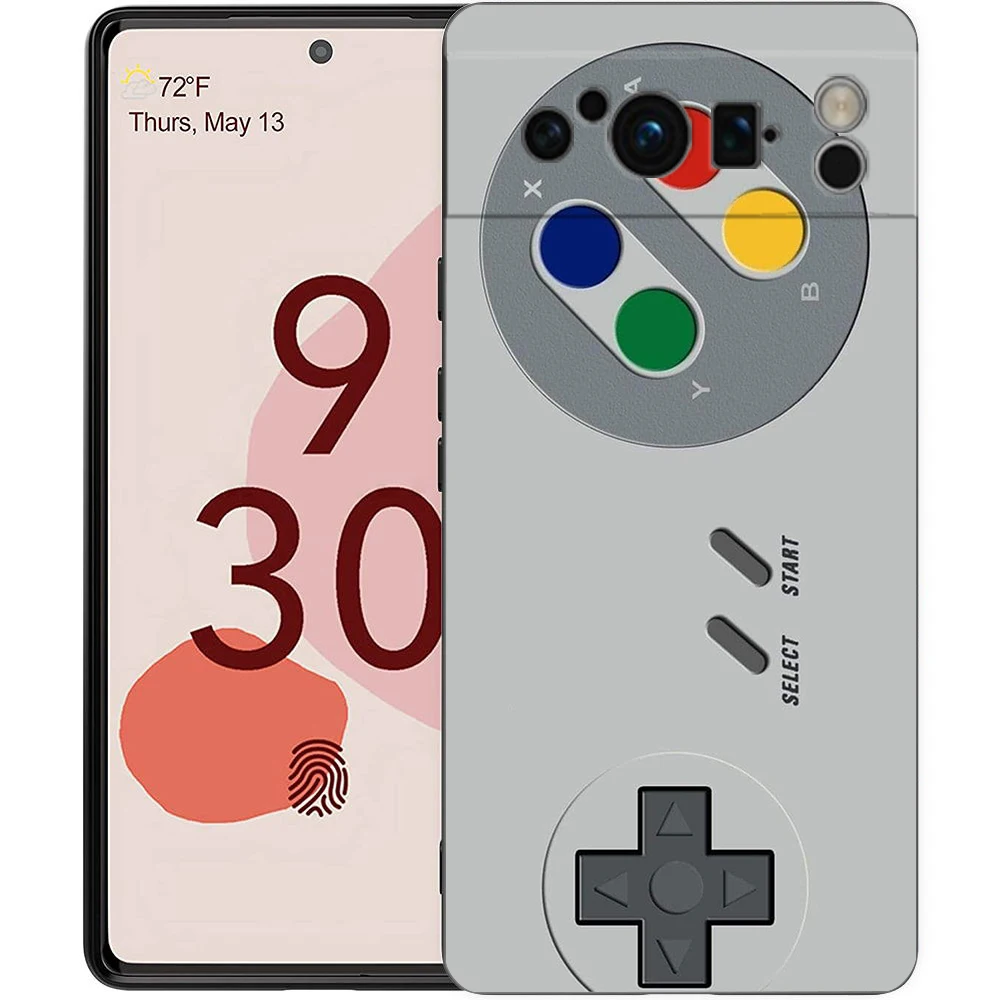Funda de teléfono Retro con cinta para juegos de cámara, Cassette, Radio, para Google Pixel 9 8 7 6 Pro XL 8A 6A 7A 5G, funda negra de TPU suave a prueba de golpes - imagen 3