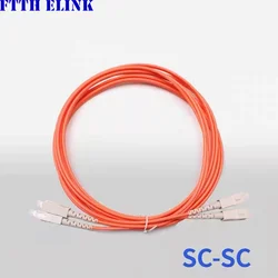 Cable Fibra Óptica SC-SC Multimodo Dúplex 62.5/125µm ELINK