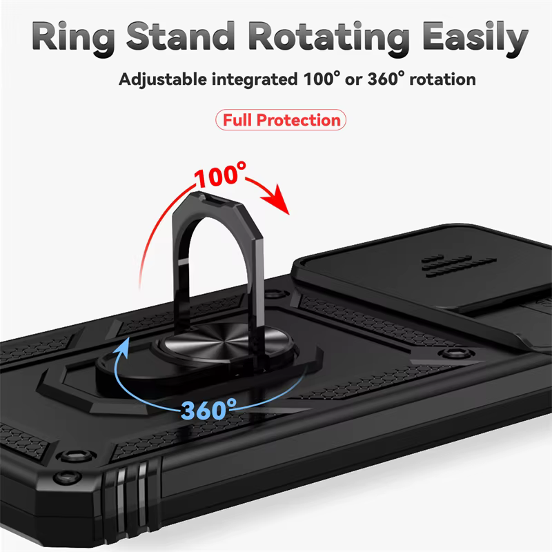 Funda Xiaomi Redmi 13C - Armadura Trasera con Soporte Anillo - imagen 5