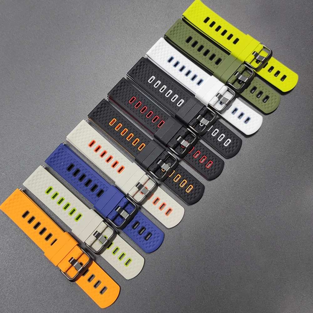 Correa de 22mm para SUUNTO RACE 2 S/OCEAN/VERTICAL/5 9 PEAK PRO, correa de silicona para reloj COROS PACE 3 APEX 2 Pro APEX 4 pulseras de 42mm - imagen 2