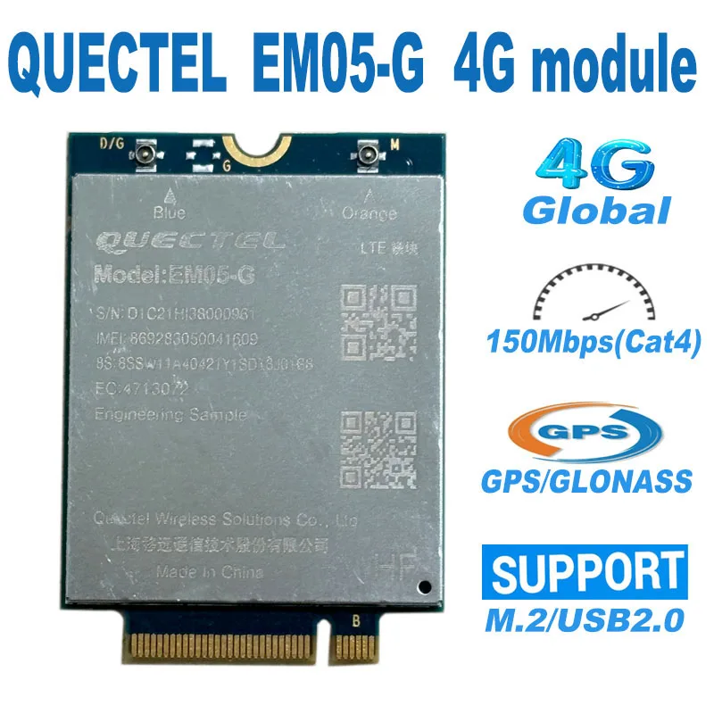 Quectel EM160R-GL LTE Cat16 EM120R-GL EM05-G EM-5-CE WWAN M.2 4G ModuMódulo WAN LTE EM160 EM120 EM05 Cat16 Cat12 Cat6 Cat4 - imagen 2